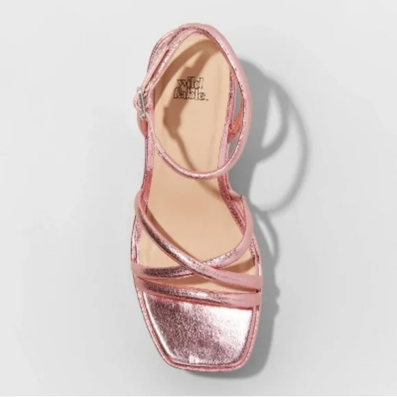 Women's Astro Strappy Platform Heels - Wild Fable - 9 - Picture 2 of 13